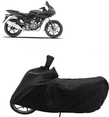 GoldRich Two Wheeler Cover for Bajaj(Black)