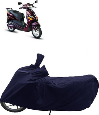 QualityBeast Two Wheeler Cover for Hero(Electric Optima, Blue)