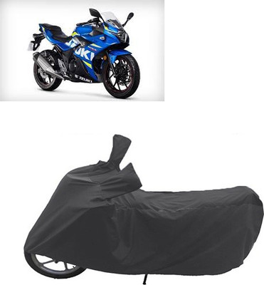 QualityBeast Two Wheeler Cover for Suzuki(Black)