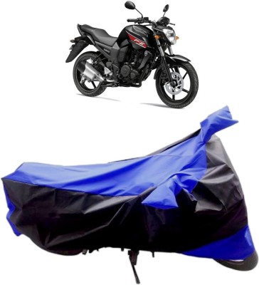 InayaAutoMotive Two Wheeler Cover for Yamaha(FZ, Black, Blue)