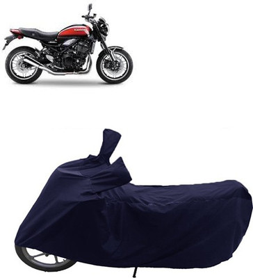 QualityBeast Two Wheeler Cover for Kawasaki(Blue)