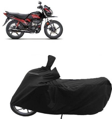 GoldRich Two Wheeler Cover for Hero(Passion Pro TR, Black)