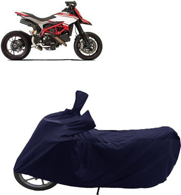 QualityBeast Two Wheeler Cover for Ducati(Hypermotard, Blue)
