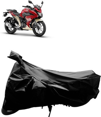 QualityBeast Two Wheeler Cover for Yamaha(Black)