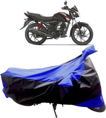 InayaAutoMotive Two Wheeler Cover for Suzuki(Sling Shot Plus, Black, Blue)