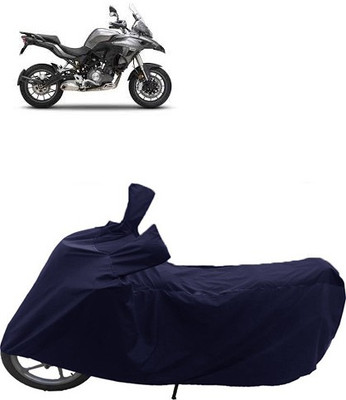 QualityBeast Two Wheeler Cover for DSK Benelli(Blue)