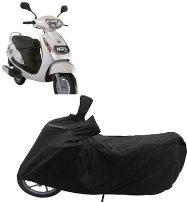 QualityBeast Two Wheeler Cover for Mahindra(Black)