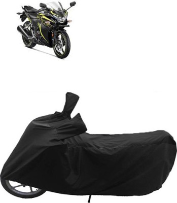 QualityBeast Two Wheeler Cover for Honda(CBR 250R, Black)