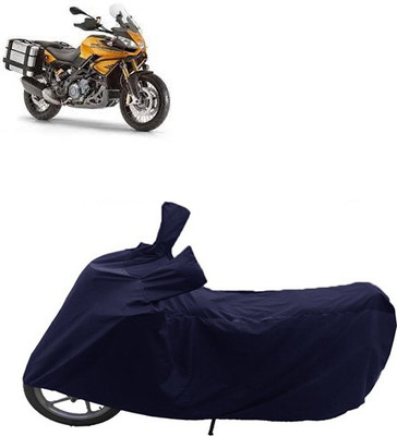 GoldRich Two Wheeler Cover for Aprilia(Blue)