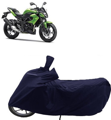 QualityBeast Two Wheeler Cover for Kawasaki(Blue)