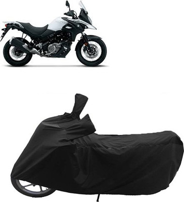 QualityBeast Two Wheeler Cover for Suzuki(Black)