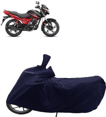 GoldRich Two Wheeler Cover for Hero(Blue)