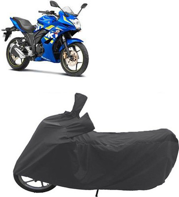 QualityBeast Two Wheeler Cover for Suzuki(Black)