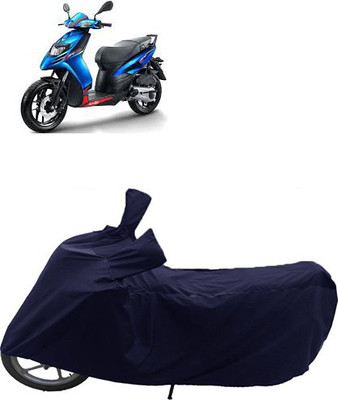 QualityBeast Two Wheeler Cover for Aprilia(Blue)