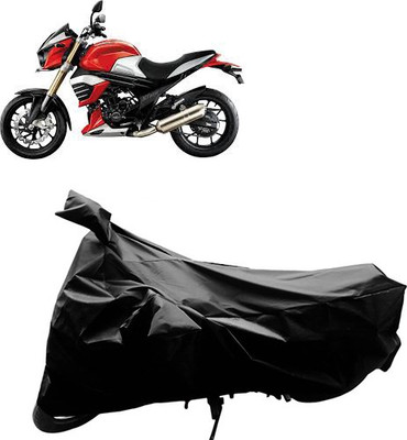 QualityBeast Two Wheeler Cover for Mahindra(Black)