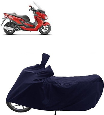 GoldRich Two Wheeler Cover for Hero(Blue)