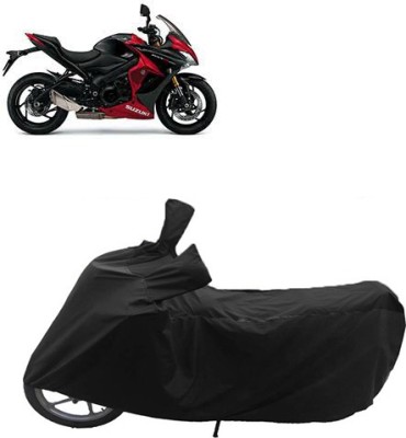 GoldRich Two Wheeler Cover for Suzuki(Black)