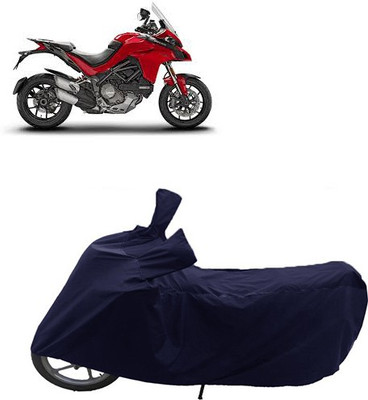 QualityBeast Two Wheeler Cover for Ducati(Blue)
