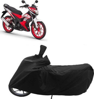 QualityBeast Two Wheeler Cover for Aprilia(Black)