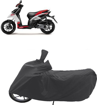 QualityBeast Two Wheeler Cover for Aprilia(Black)