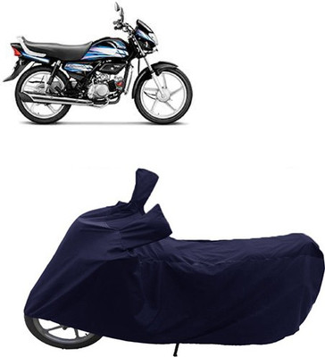 GoldRich Two Wheeler Cover for Hero(HF Deluxe, Blue)
