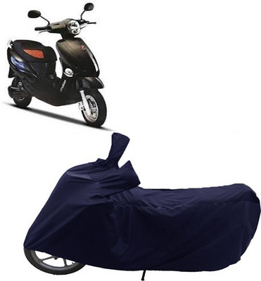 QualityBeast Two Wheeler Cover for Hero(Electric Zippy, Blue)