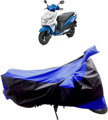 InayaAutoMotive Two Wheeler Cover for Honda(Dio, Black, Blue)