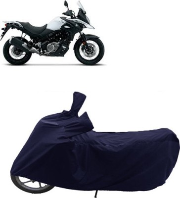 GoldRich Two Wheeler Cover for Suzuki(Blue)