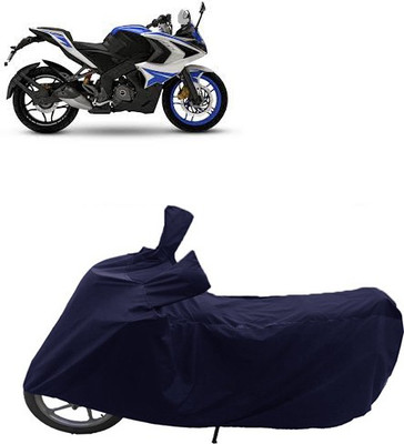 QualityBeast Two Wheeler Cover for Bajaj(Pulsar RS 200, Blue)