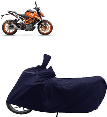 QualityBeast Two Wheeler Cover for Kawasaki(RC 390, Blue)