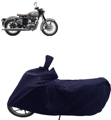 GoldRich Two Wheeler Cover for Royal Enfield(Blue)