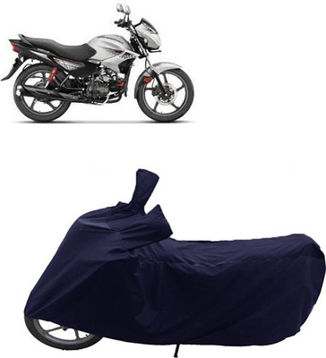 GoldRich Two Wheeler Cover for Hero(Glamour, Blue)