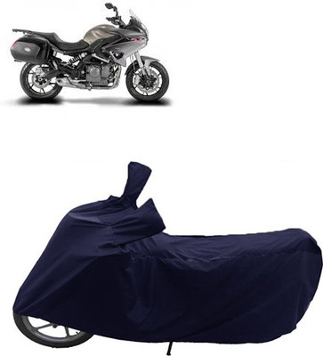 QualityBeast Two Wheeler Cover for DSK Benelli(Blue)