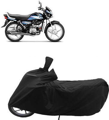 GoldRich Two Wheeler Cover for Hero(HF Deluxe, Black)