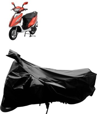 QualityBeast Two Wheeler Cover for TVS(Scooty Streak, Black)