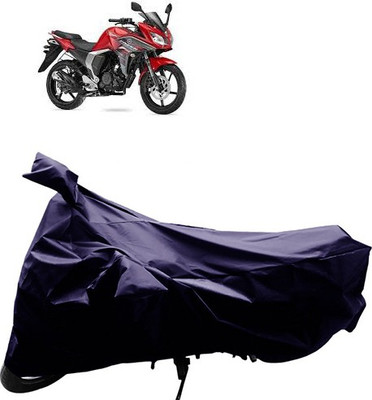 QualityBeast Two Wheeler Cover for Yamaha(Blue)