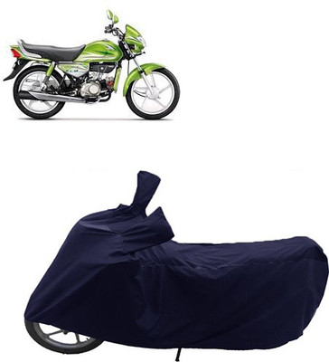 QualityBeast Two Wheeler Cover for Hero(Blue)