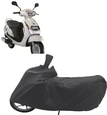 QualityBeast Two Wheeler Cover for Mahindra(Black)
