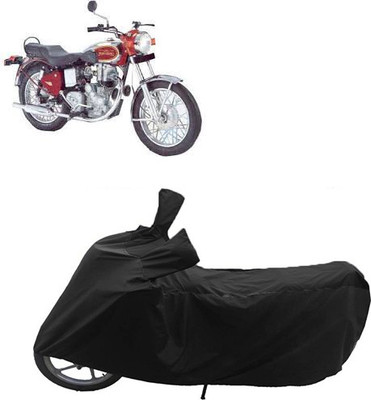 GoldRich Two Wheeler Cover for Royal Enfield(Black)