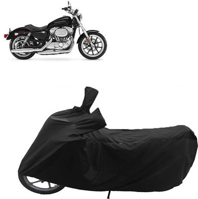 GoldRich Two Wheeler Cover for Harley Davidson(Black)