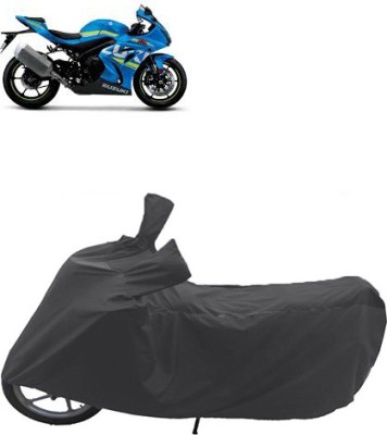 QualityBeast Two Wheeler Cover for Suzuki(Heat, Black)