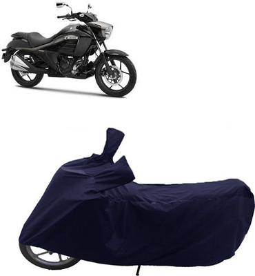 QualityBeast Two Wheeler Cover for Suzuki(Blue)