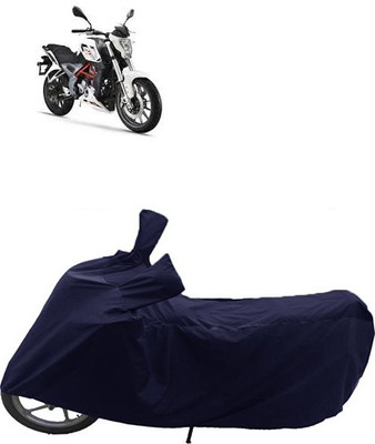 QualityBeast Two Wheeler Cover for DSK Benelli(TNT 25, Blue)