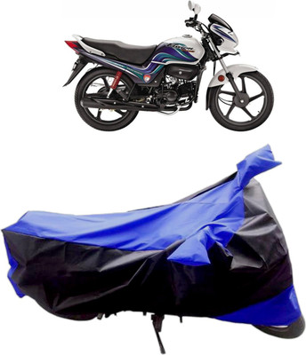 InayaAutoMotive Two Wheeler Cover for Hero(Splendor NXG, Black, Blue)