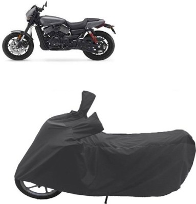 QualityBeast Two Wheeler Cover for Harley Davidson(Black)