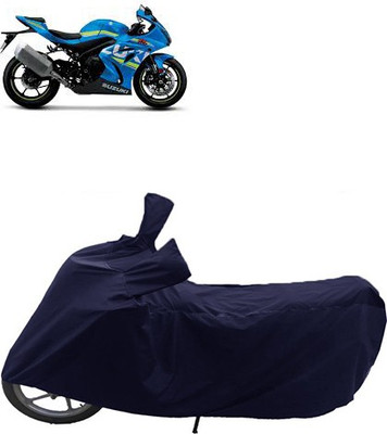 QualityBeast Two Wheeler Cover for Suzuki(Let's, Blue)