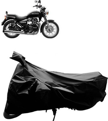 GoldRich Two Wheeler Cover for Royal Enfield(Thunderbird 350, Black)