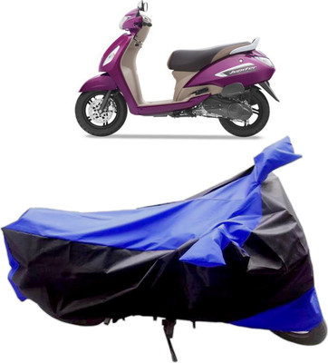 InayaAutoMotive Two Wheeler Cover for TVS(Jupiter, Black, Blue)