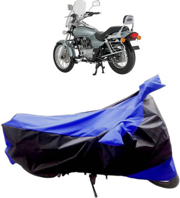 InayaAutoMotive Two Wheeler Cover for Bajaj(Avenger 220 DTS-i, Black, Blue)