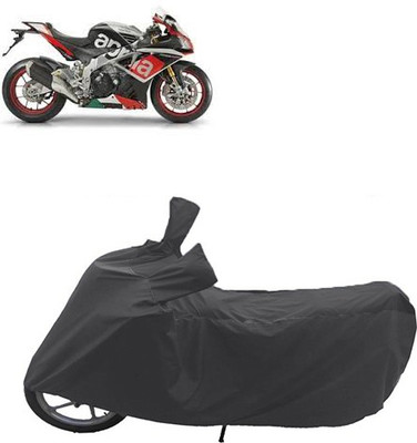 QualityBeast Two Wheeler Cover for Aprilia(Black)